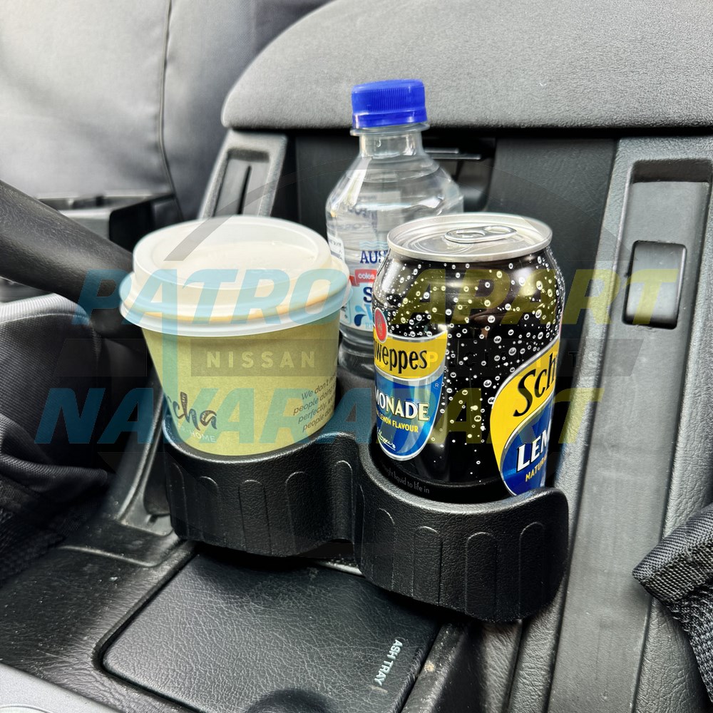 Large Cup Holder G Code Black - Nissan Patrol Y61 GU S4