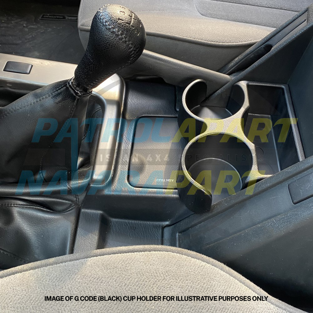 Large Cup Holder K Code Grey - Nissan Patrol Y61 GU S1-3