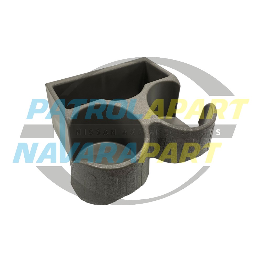 Large Cup Holder K Code Grey - Nissan Patrol Y61 GU S1-3