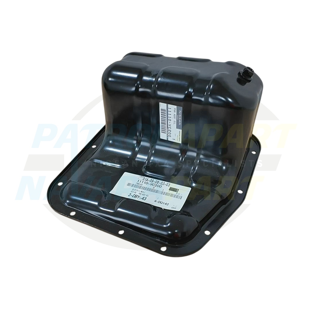 Genuine Nissan Sump Lower TB48 - Nissan Patrol Y61 GU