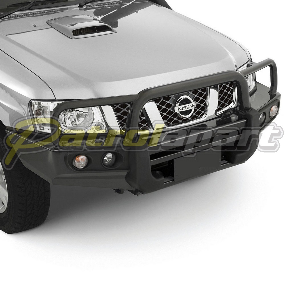 Genuine Nissan AirBag Compatible Winch BullBar - Nissan Patrol Y61 GU S4