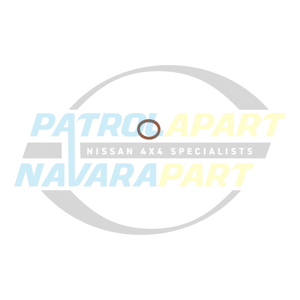 Copper Washer Brake Hose to Caliper - Nissan Patrol Y60 GQ, Y61 GU, Navara D22, D23 & D40 & Pathfinder R51