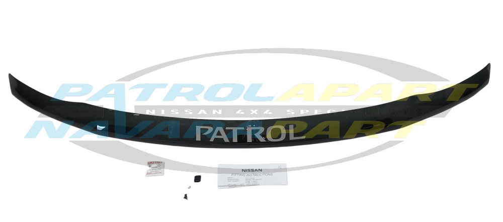 Genuine Nissan Smoked Bonnet Protector - Nissan Patrol Y62 S1-4
