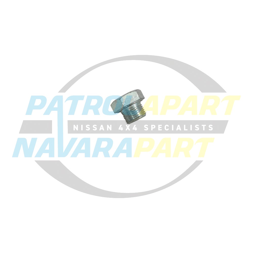 Genuine Nissan Sump Plug 22mm Head TD42 ZD30 - Nissan Patrol Y60 GQ, Y61 GU & Navara D22