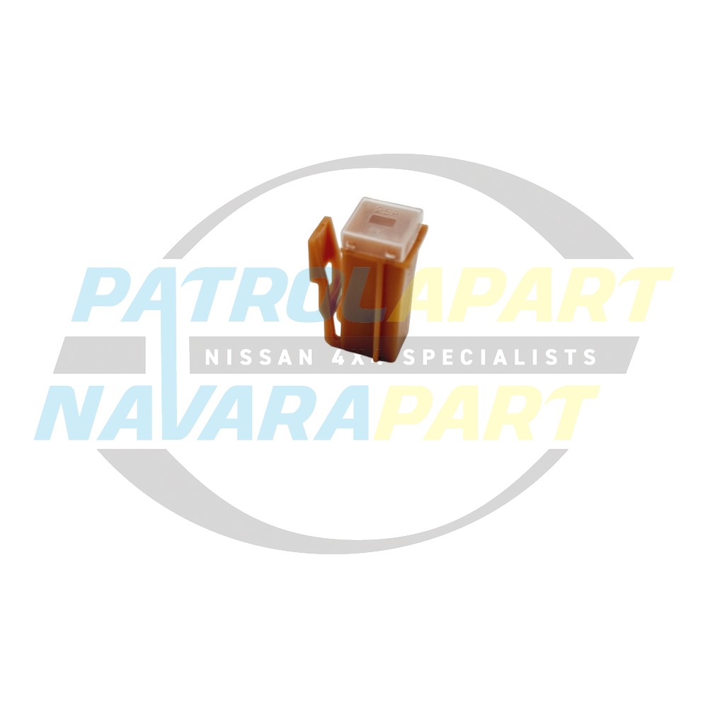 25Amp Brown Fusible Link Fuse - Nissan Patrol Y60 GQ