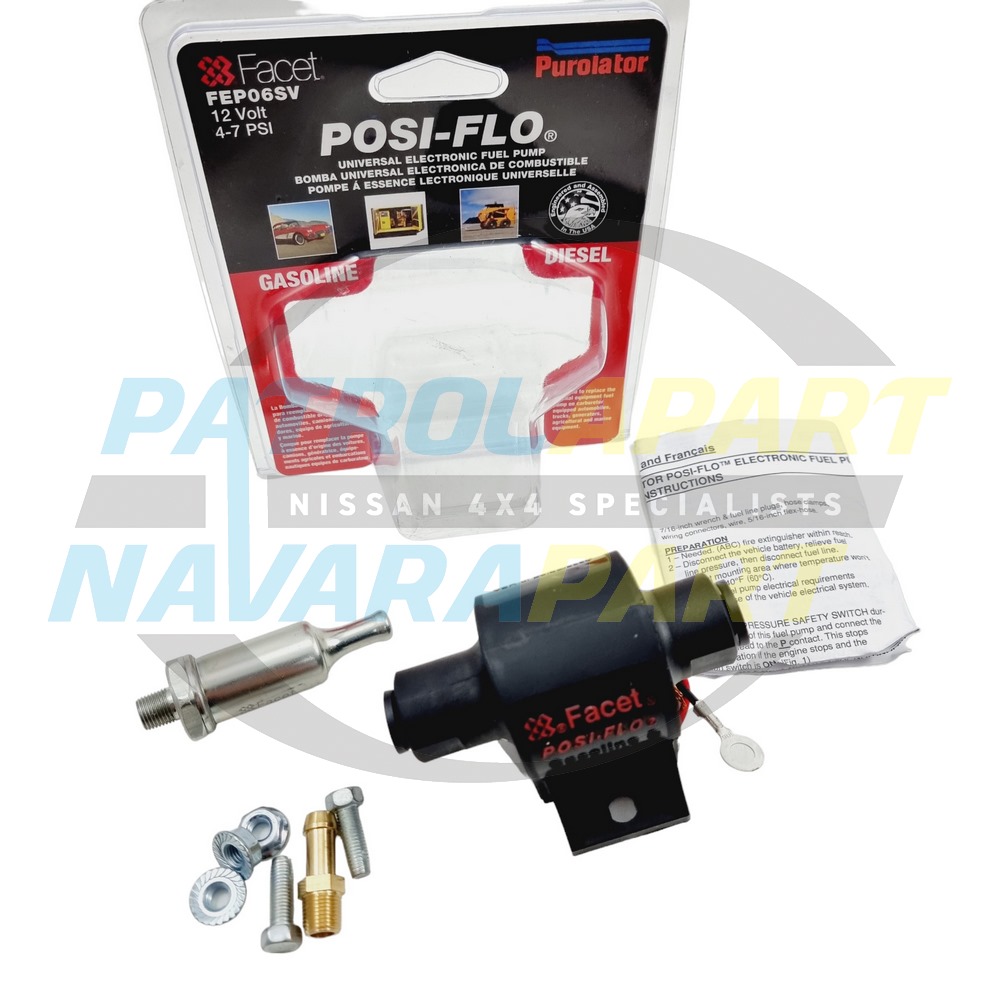 Facet Fuel Transfer Pump - Nissan Patrol Y62