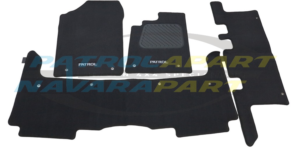 Genuine Nissan Carpet Floor Mats Set of 4 - Nissan Patrol Y62