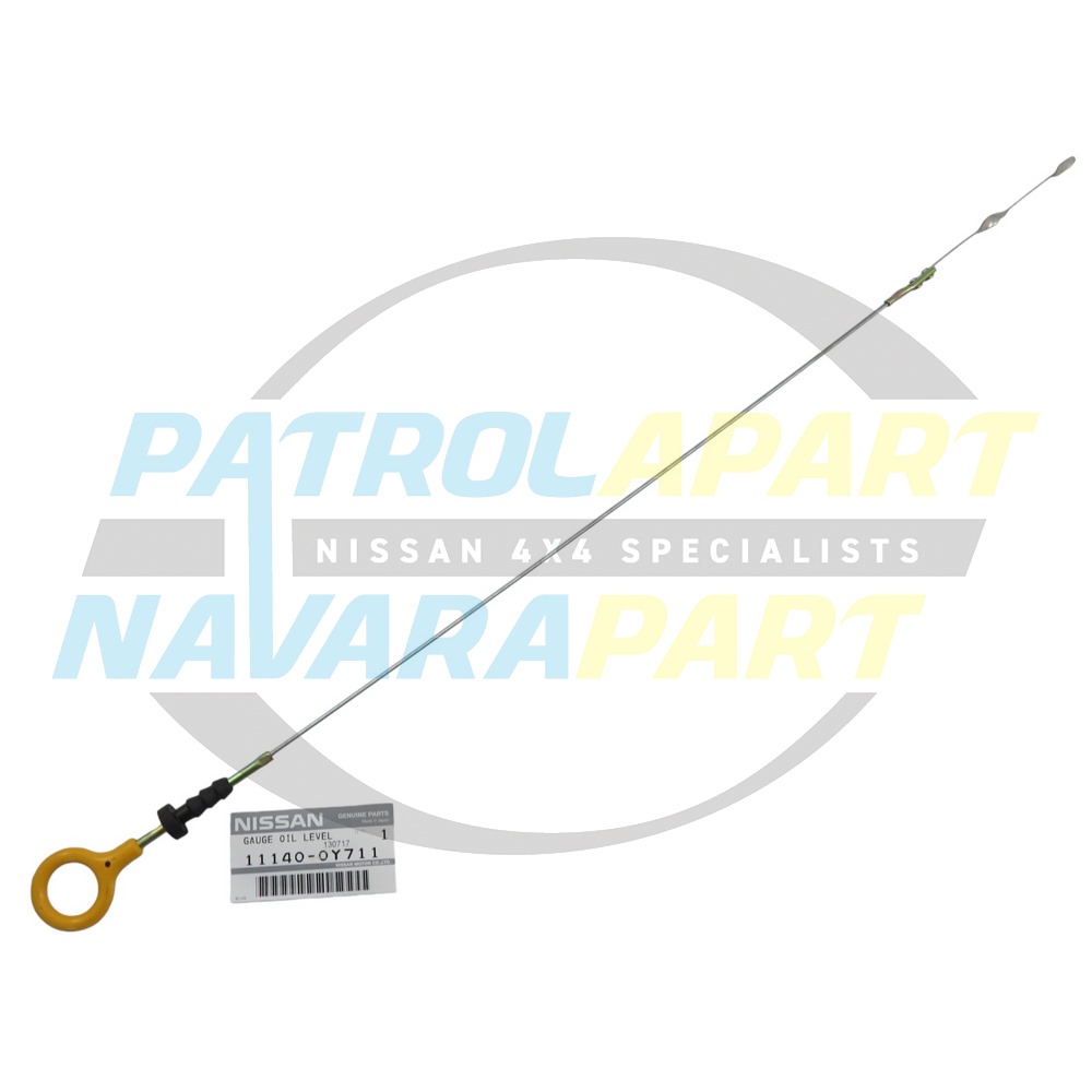 Genuine Nissan Dipstick TD42 - Nissan Patrol Y60 GQ 02/96+ & Y61 GU 02/96+