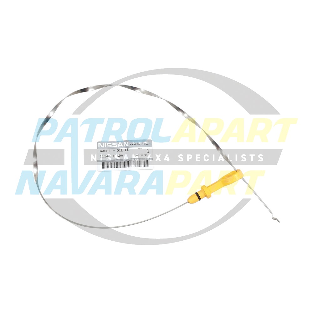Genuine Nissan Engine Oil Level Dipstick VK56 - Nissan Patrol Y62