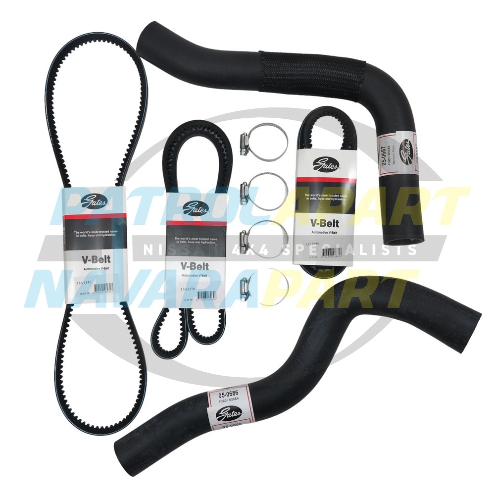 Emergency Hose & Belt Kit TD42 - Nissan Patrol Y60 GQ