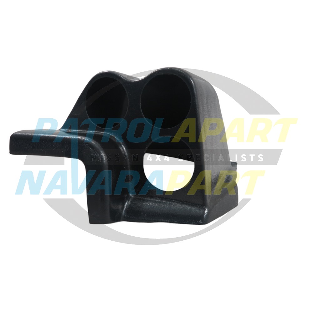 Dash Pod 3 x 52mm Gauge Holder Black ABS plastic - Nissan Patrol Y60 GQ