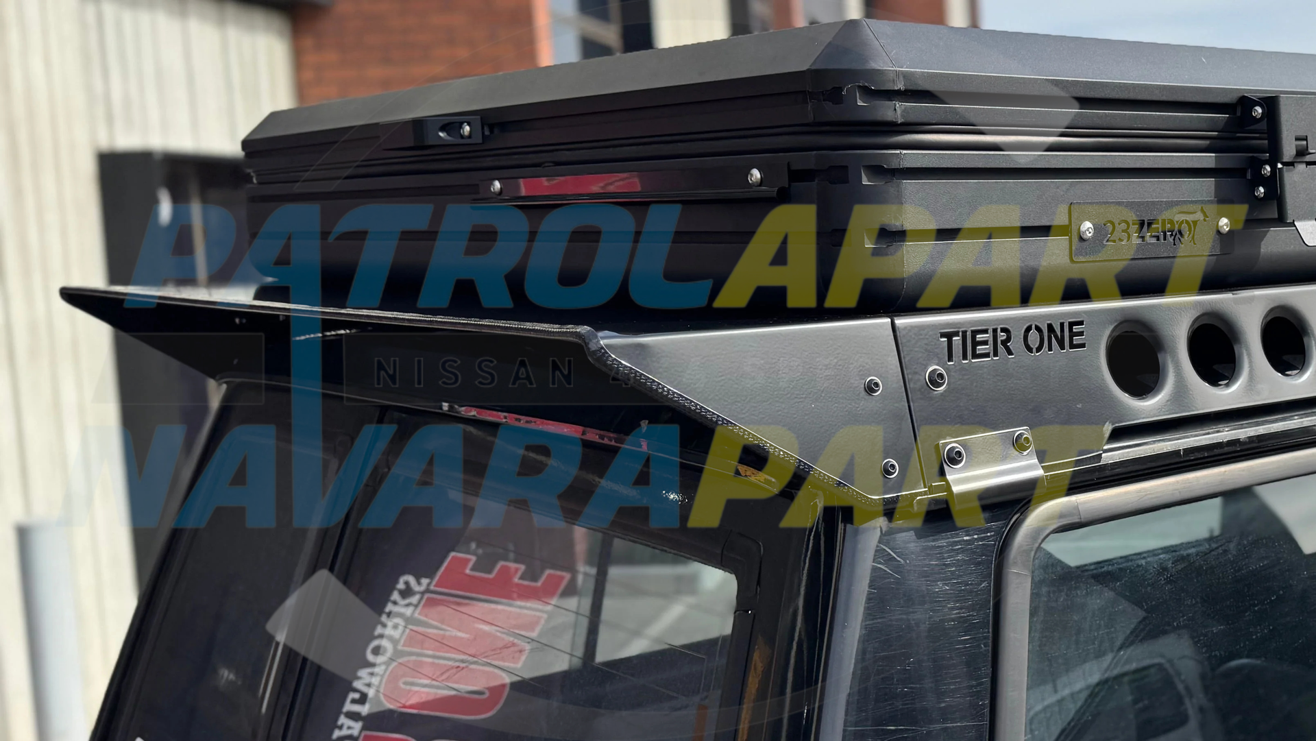 Tier One Metalworks Roof Rack Rail Sides - Nissan Patrol Y60 GQ
