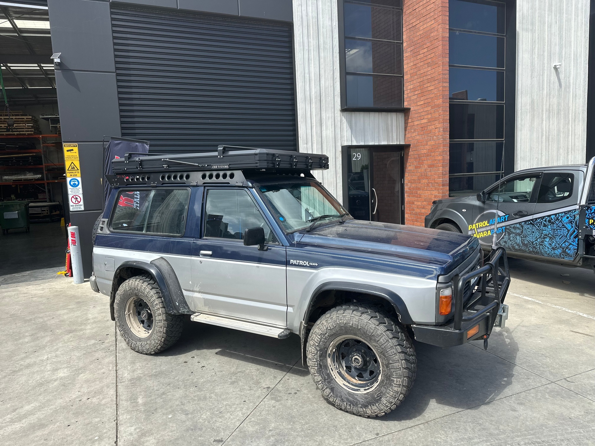 Tier One Metalworks Roof Rack Rail Sides - Nissan Patrol Y60 GQ