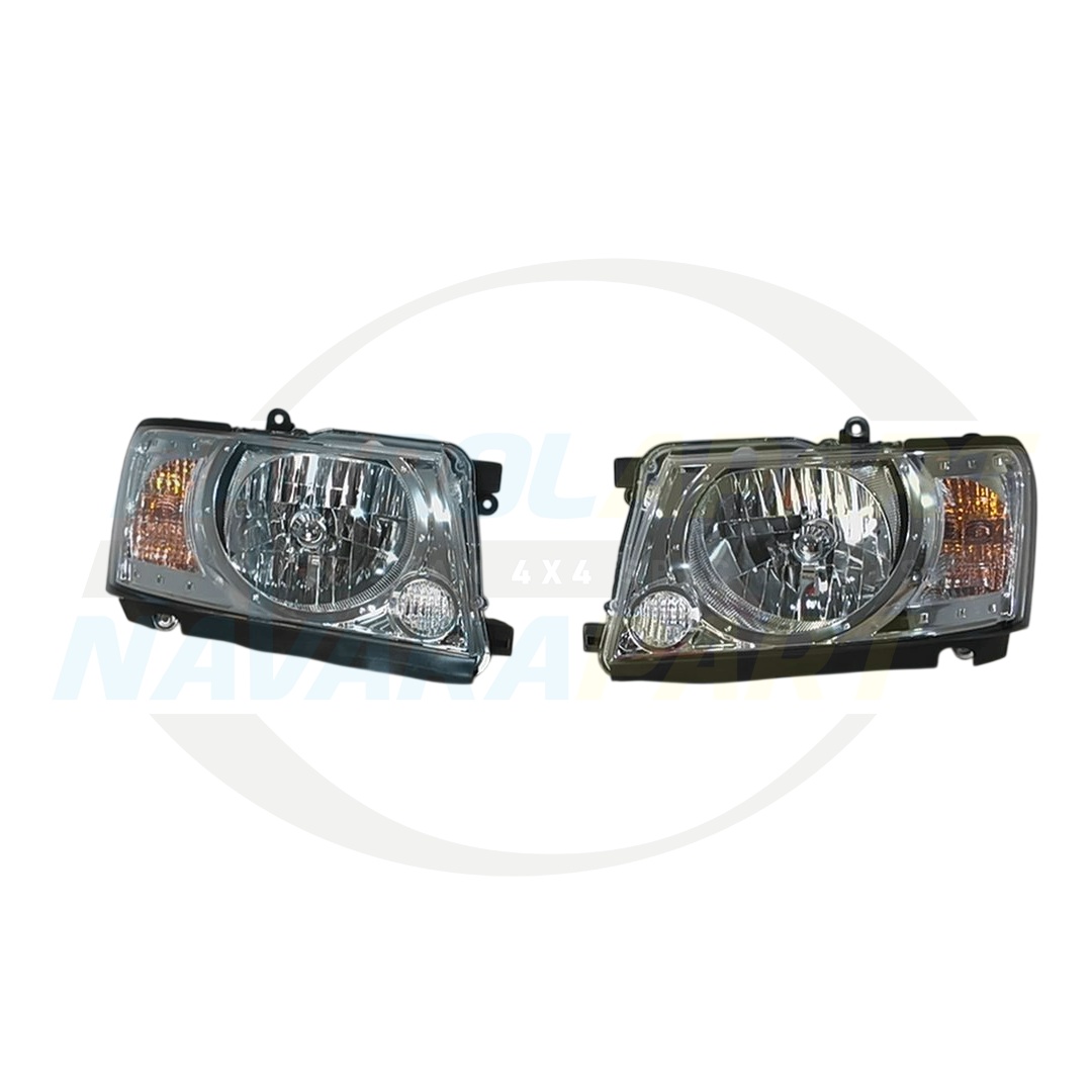 Genuine Nissan Headlights PAIR - Nissan Patrol Y61 GU