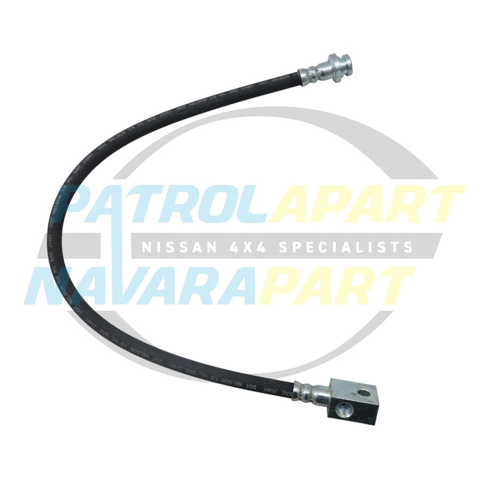 Front Brake Line Hose Chassis To Diff With 3" Lift - Nissan Patrol Y61 GU