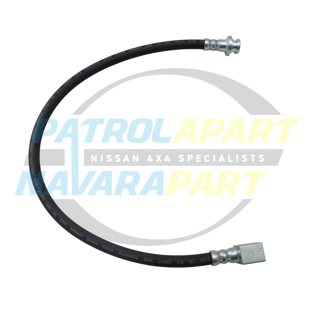 Brake Line Hose Chassis To Diff Front Late 3" - Nissan Patrol Y61 GU