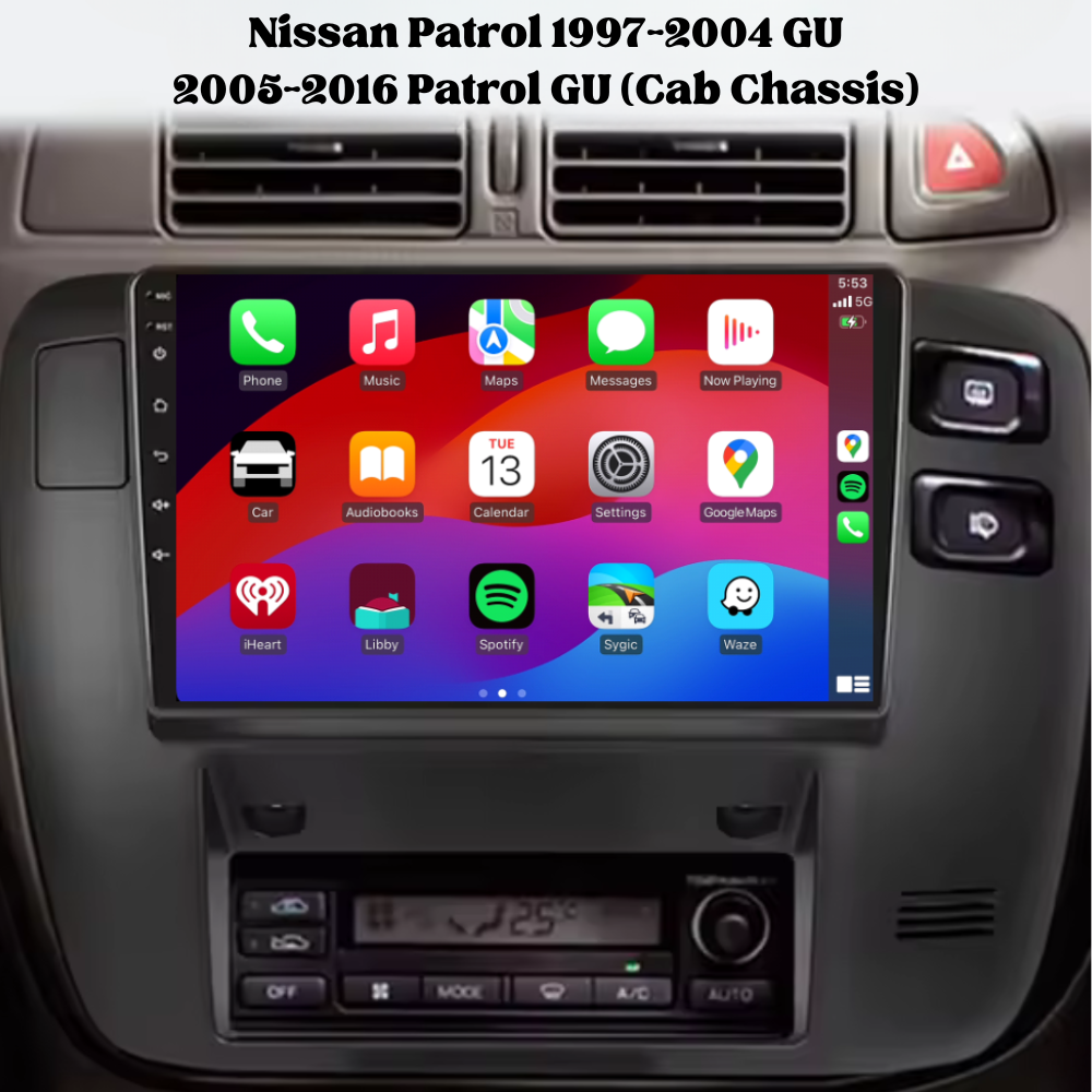 Polaris Maxx Android 9" Head Unit - Nissan Patrol Y61 GU Wagon S1-3 & Y61 GU Ute 1997-2016