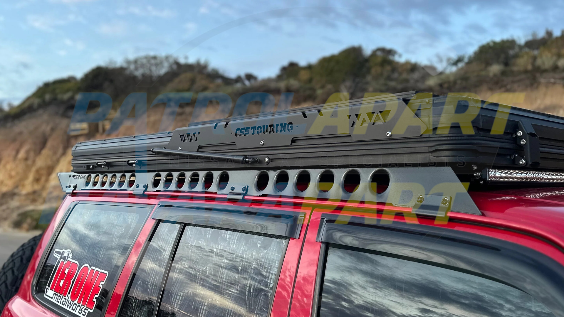 Tier One Metalworks Roof Rack Rail Sides - Nissan Patrol Y61 GU