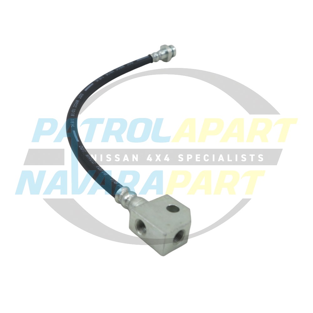 Extended Front Brake Line Hose Only ZD30 - Nissan Patrol Y61 GU