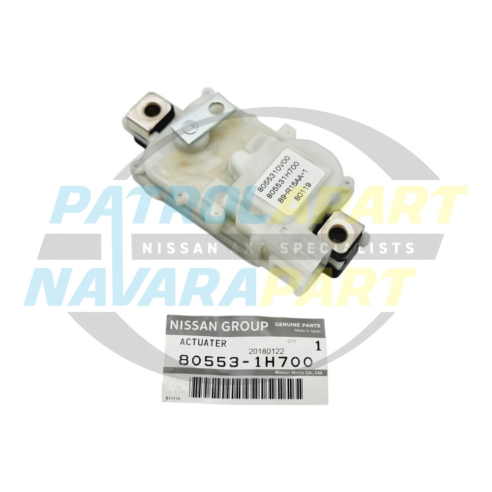 Genuine Nissan Left Hand Rear Central Locking Actuator - Nissan Patrol Y60 GQ