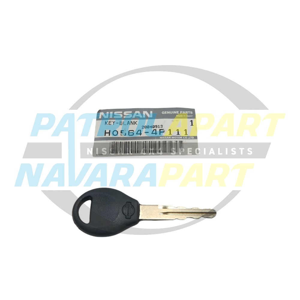 Genuine Nissan Blank Master Key - Nissan Patrol Y61 GU