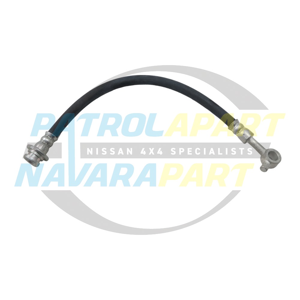 Caliper Rubber Brake Line Hose Left Front - Nissan Patrol Y61 GU
