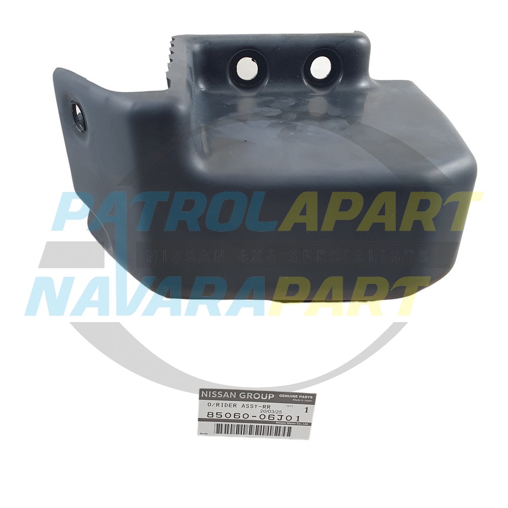 Genuine Nissan Rear Bumper Rubber Overrider Right Side - Nissan Patrol Y60 GQ