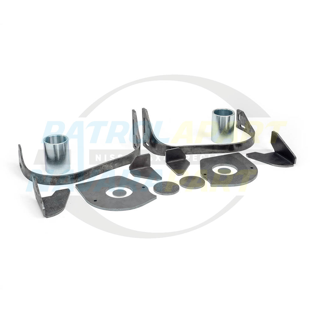 Dobinsons Hydraulic Bump Stop Mounting Kit Front - Nissan Patrol Y60 GQ & Y61 GU