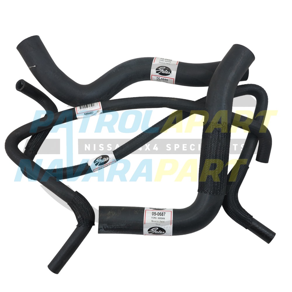 Heater & Radiator Hose Kit TD42 - Nissan Patrol Y60 GQ