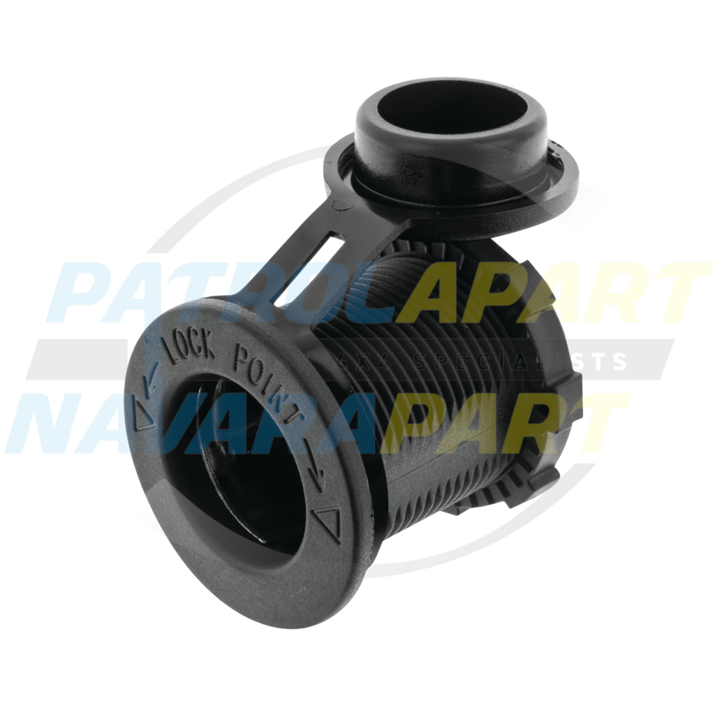 Single Flush Mount Cigarette Lighter Accessory Socket Non-LED - Hulk 4x4
