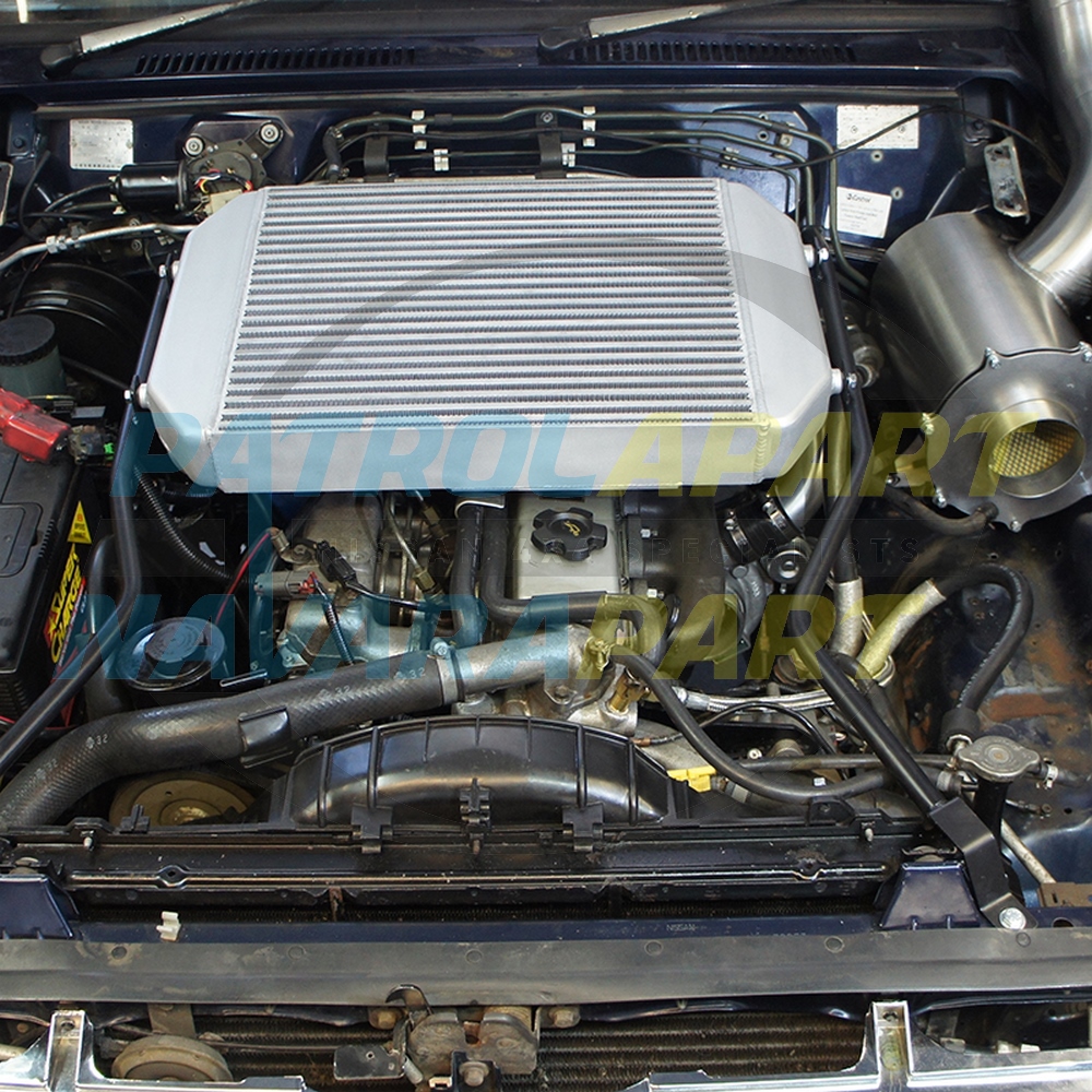 Top Mount Intercooler Kit Series 2 500mm x 400mm TD42 - Nissan Patrol Y60 GQ