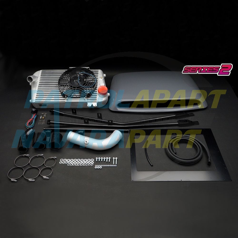 HPD Series 2 Large Top Mount Intercooler Kit - Nissan Patrol GU Y61 ZD30CR