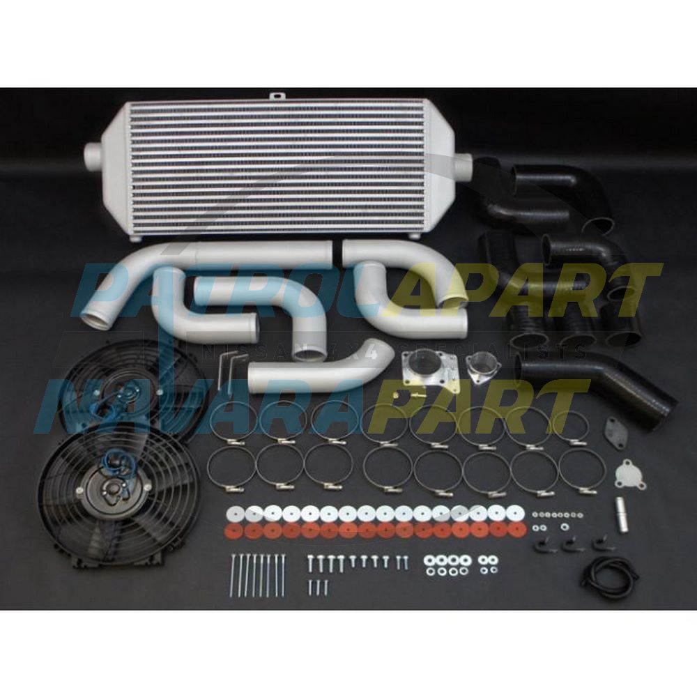 HPD Front Mount Intercooler Kit 600x300x76mm TD42 - Nissan Patrol Y61 GU