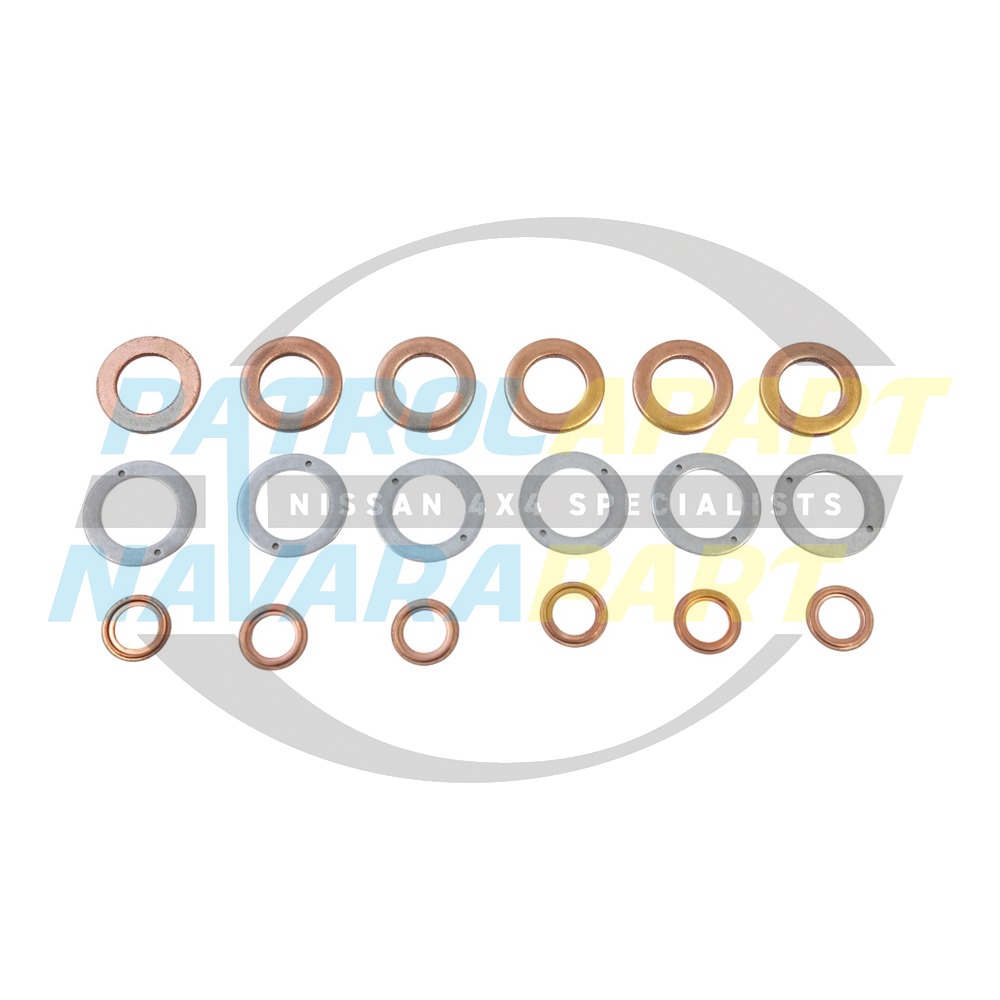 Injector Washer Set Kit TD42 - Nissan Patrol Y60 GQ & Y61 GU