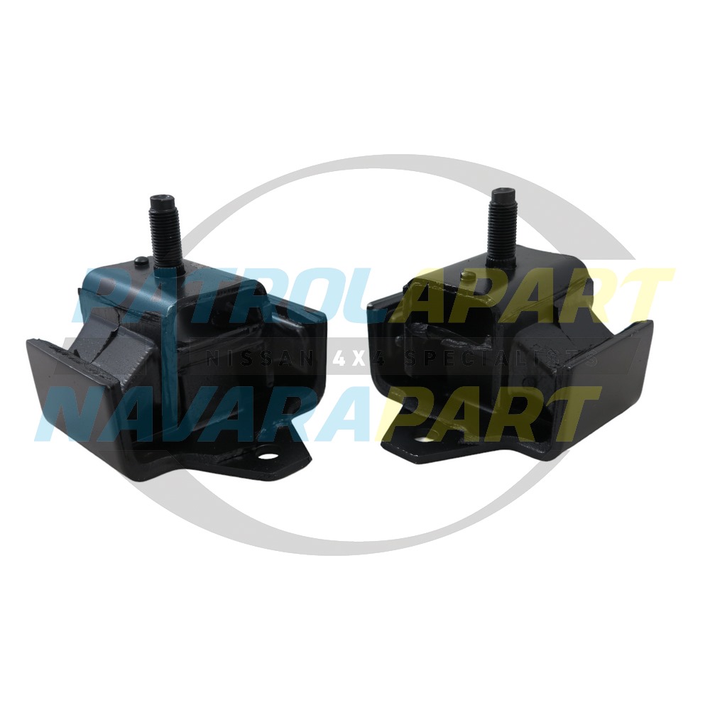 Genuine Nissan Gearbox Transmission Mount PAIR - Nissan Patrol Y60 GQ & Y61 GU