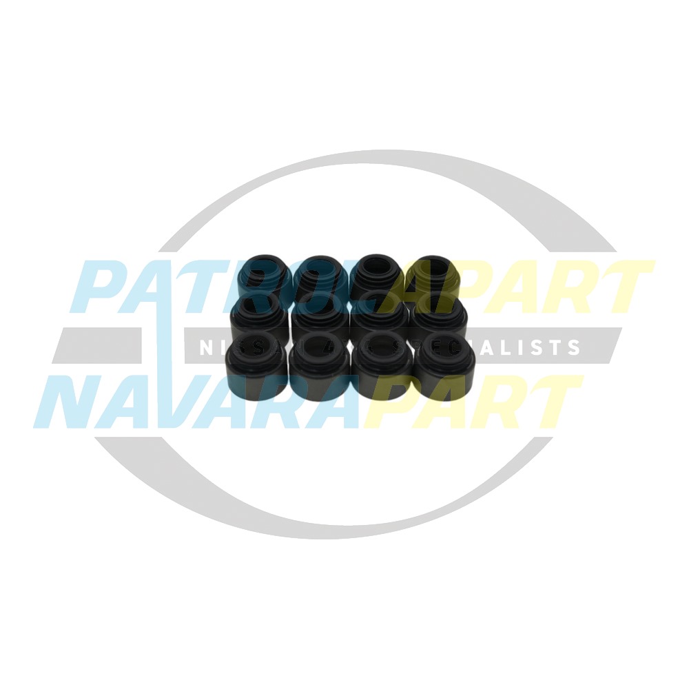 NORTH VIC ENGINES Valve Stem Seals Set of 12 TB42 TB45 - Nissan Patrol Y60 GQ & Y61 GU