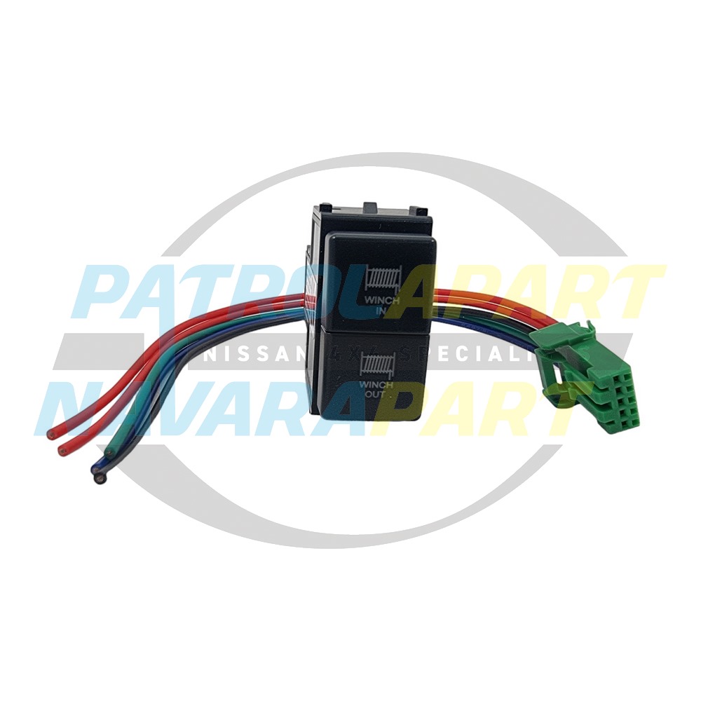Genuine Nissan KO-GEAR Dual Button Winch In/Out Switch - Nissan Patrol Y62