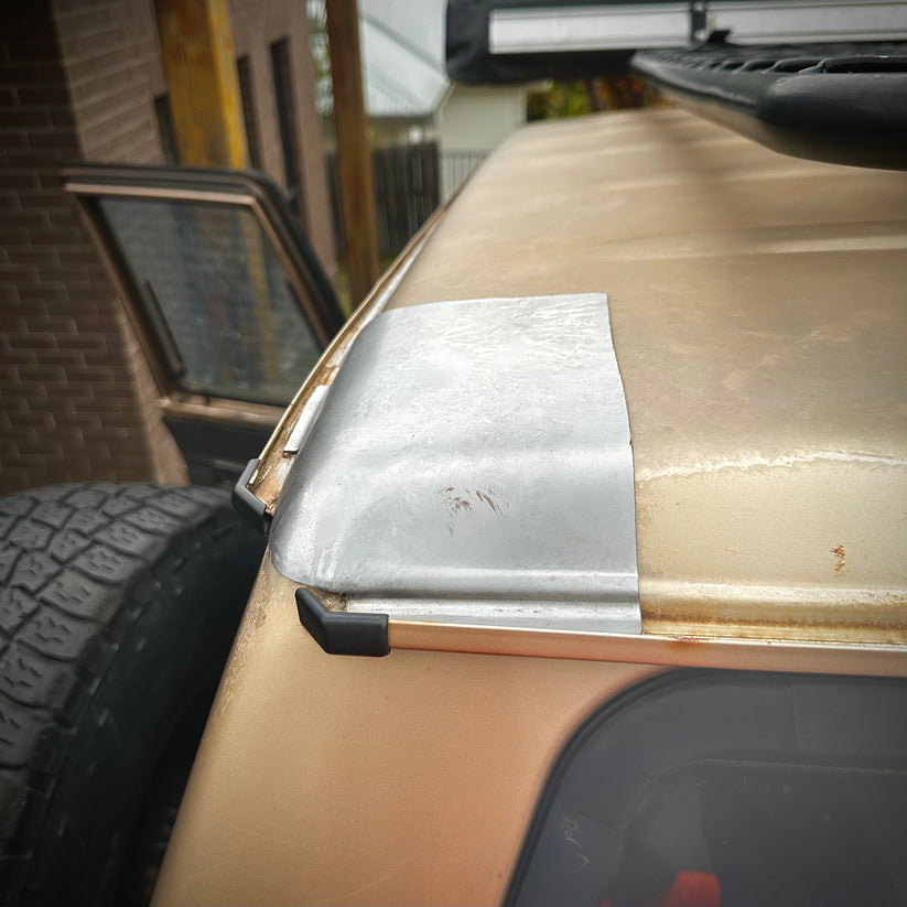 Legacy Rigs Passenger Rear Roof Corner Rust Repair Panel – / Ford Maverick - Nissan Patrol Y60 GQ