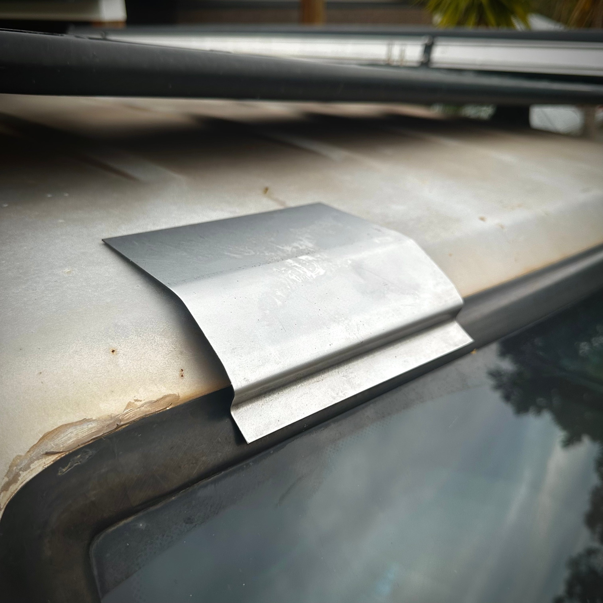 Legacy Rigs Front Upper Windshield Rust Repair Panel - Nissan Patrol Y60 GQ