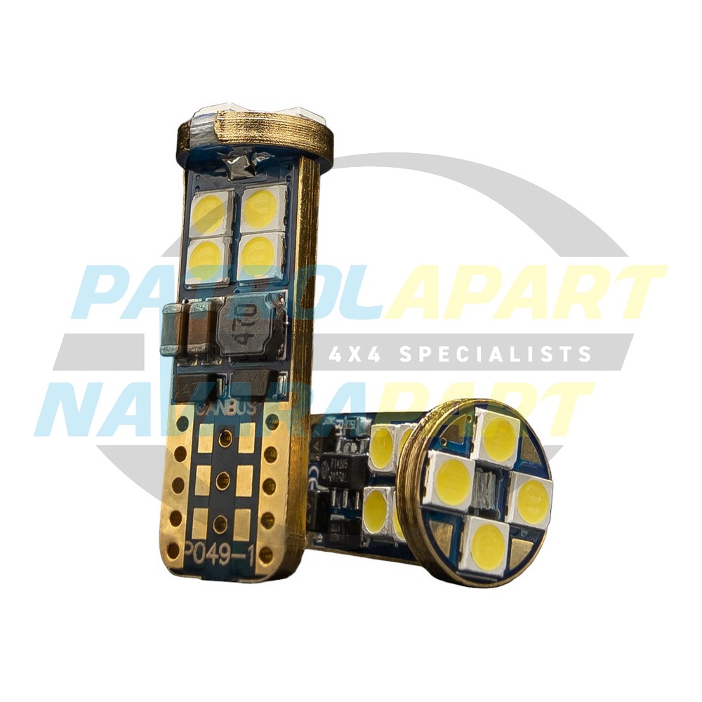 STEDI T10 / T15 (W5W / W16W) WEDGE LED BULBS (PAIR) - Nissan Patrol Y61 GU S1-4