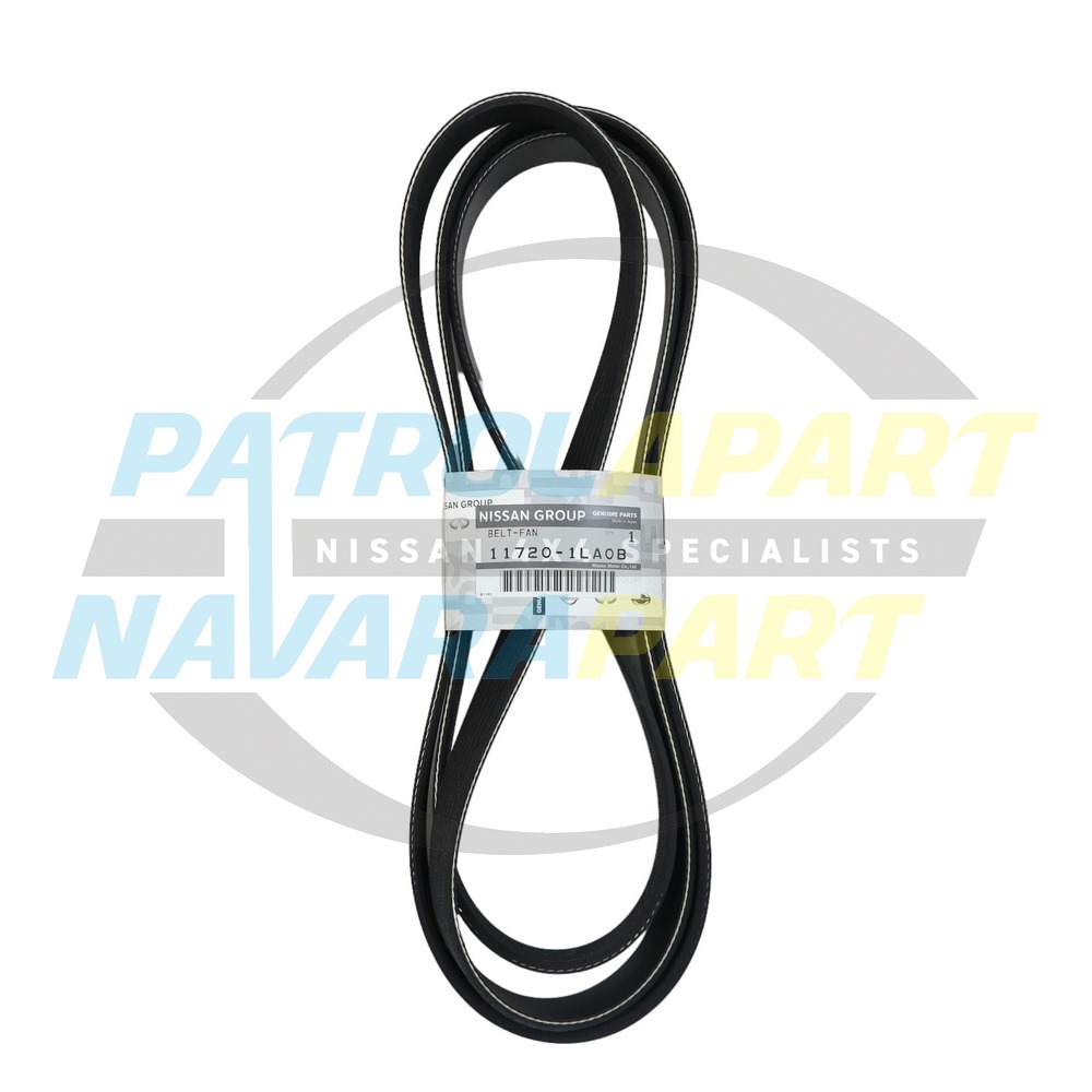 Genuine Nissan Serpentine Fan Belt VK56 - Nissan Patrol Y62