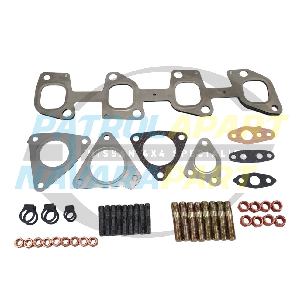 Exhaust Manifold Gaskets, Studs, Copper Nuts Kit ZD30 - Nissan Patrol Y61 GU