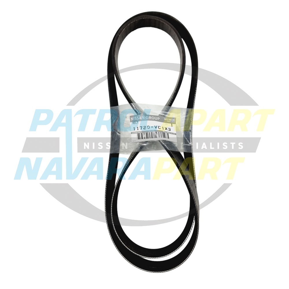 Genuine Nissan Serpentine Fan Belt ZD30 - Nissan Patrol Y61 GU
