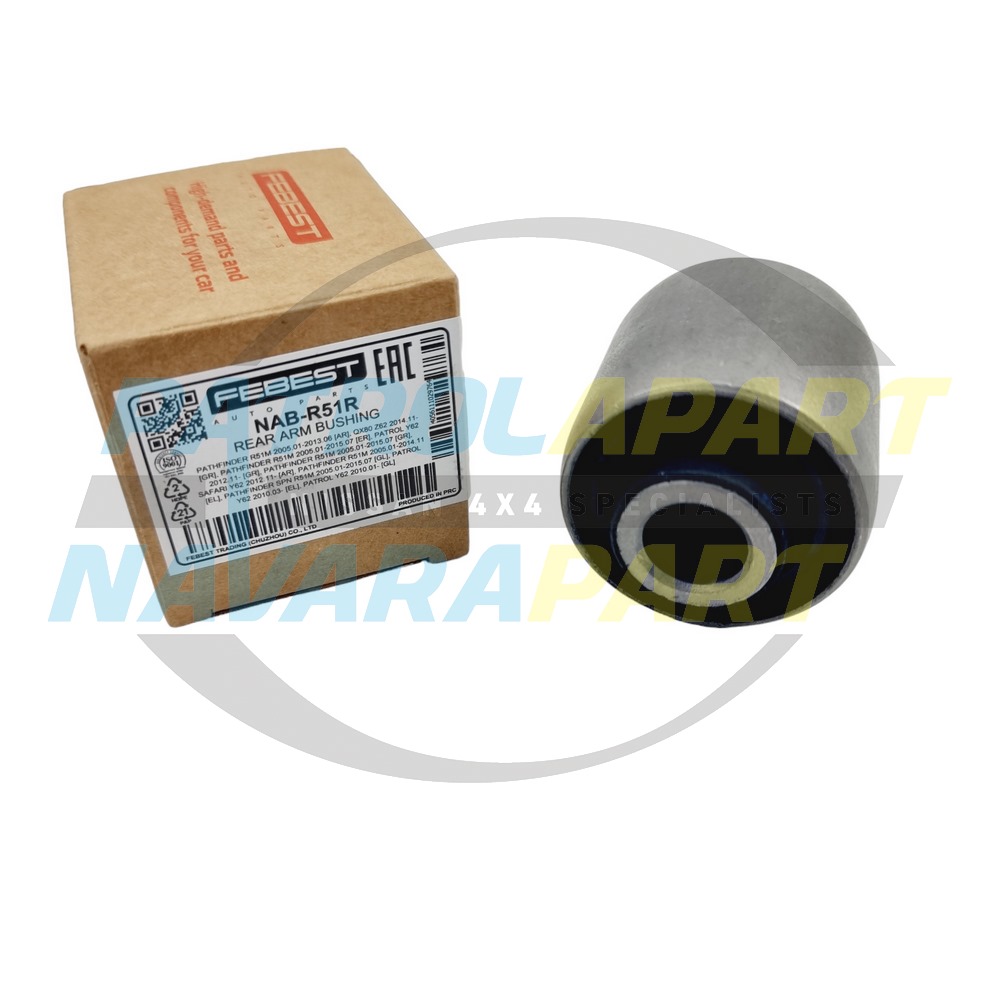 Rear Spring Toe Control Arm Bush - Nissan Patrol Y62