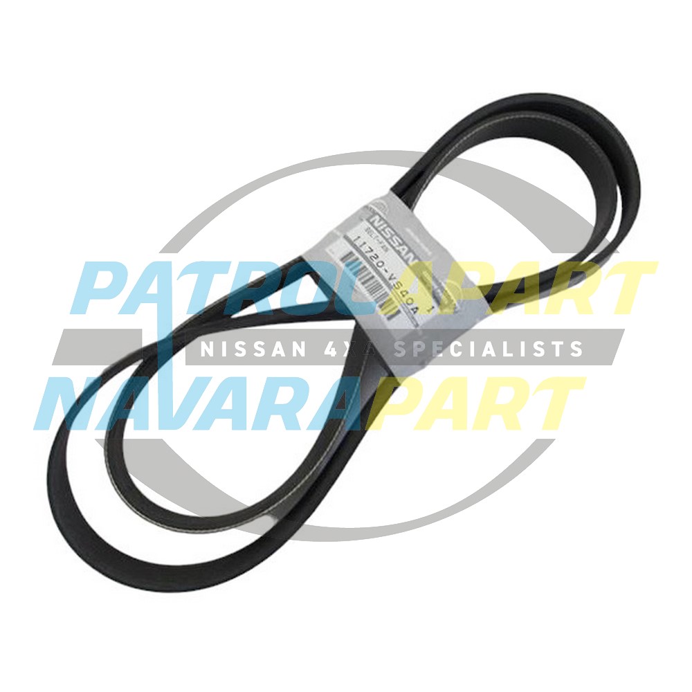 Genuine Nissan Serpentine Fan Belt - ZD30CR ZD30 - Nissan Patrol Y61 GU 2007-2017