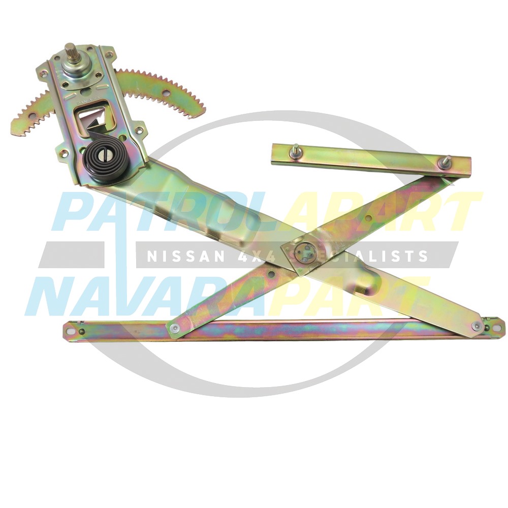 Window Regulator Right Front Drivers - Nissan Patrol Y60 GQ & Y61 GU
