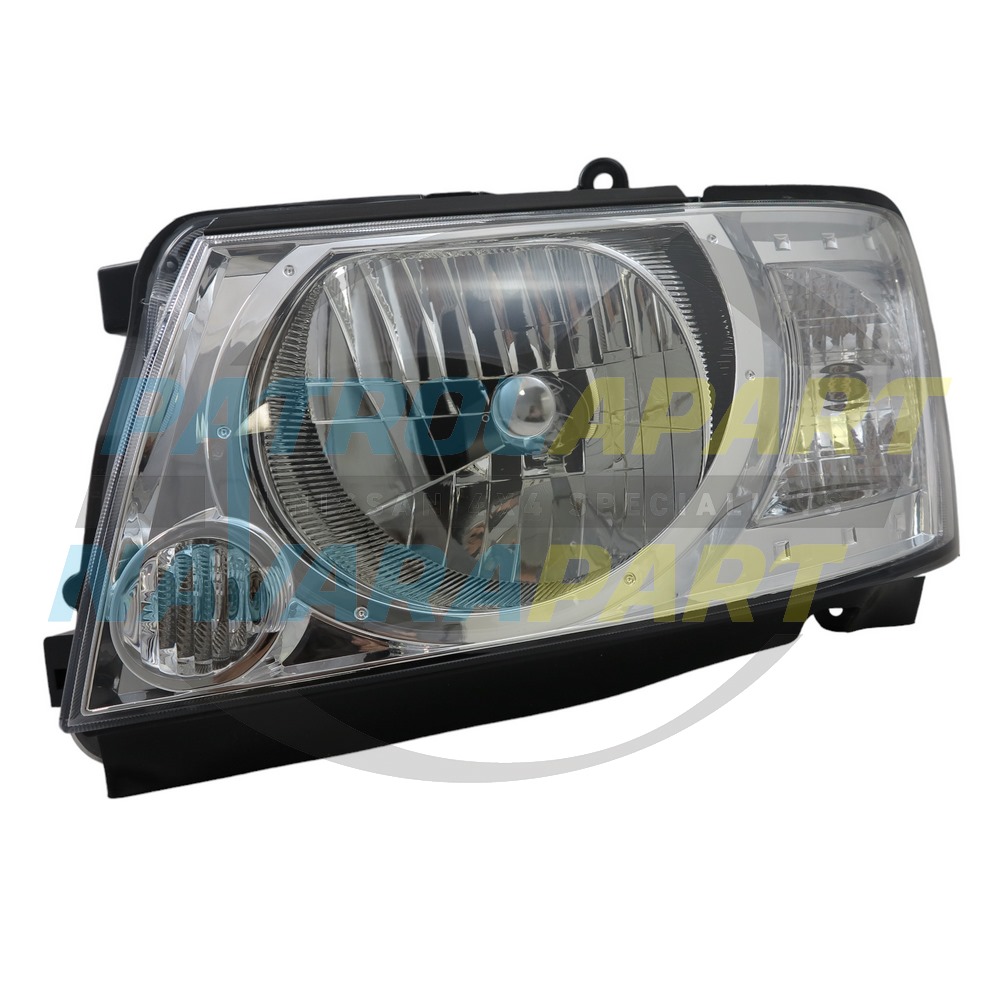 Left Hand Headlight Assembly - Nissan Patrol Y61 GU S4-9