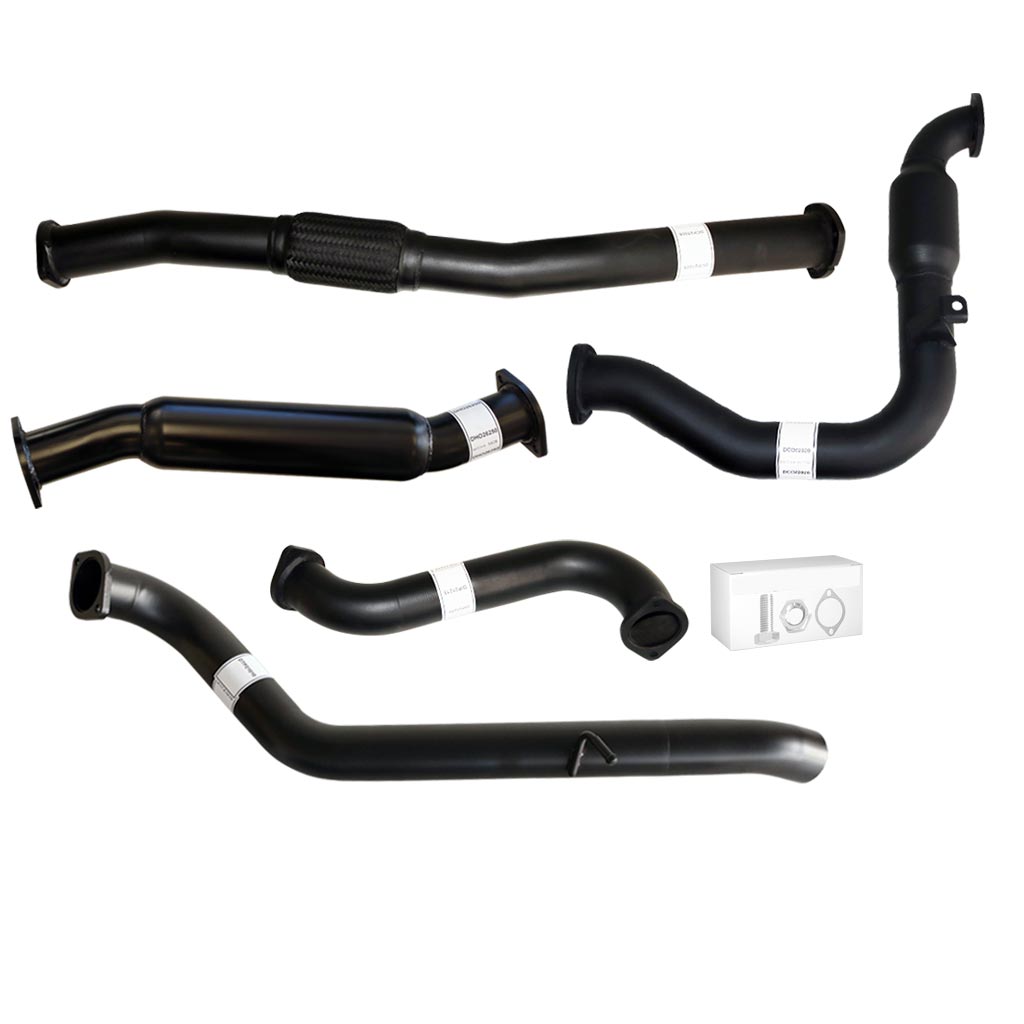 Turbo Back Exhaust 3" With Cat & Hotdog ZD30 - Nissan Patrol Y61 GU