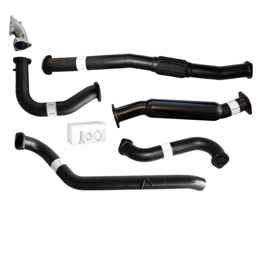 3" Turbo Back Exhaust with Cast Dump Pipe & Hotdog TD42 - Nissan Patrol Y61 GU