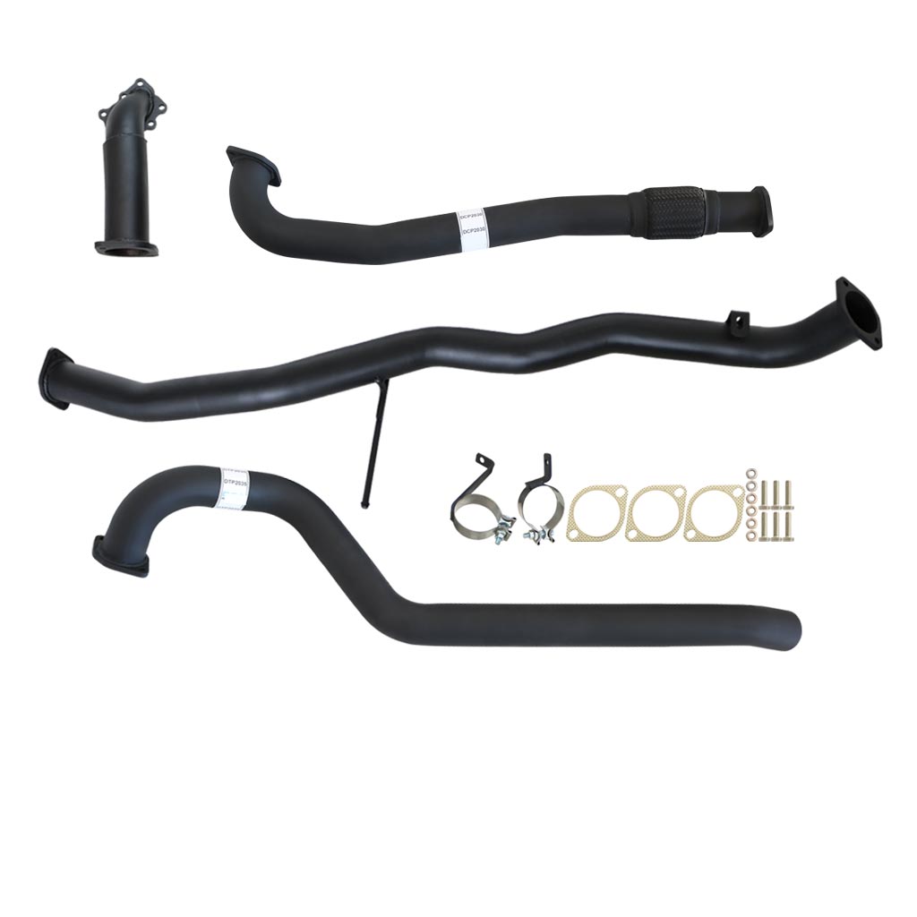 3" Turbo Back Exhaust Conversion No Muffler Suit GU HT18 Turbo TD42 - Nissan Patrol Y60 GQ